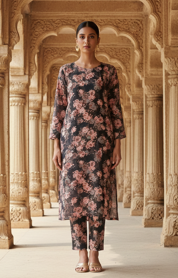 Chiffon Imported Unstitched