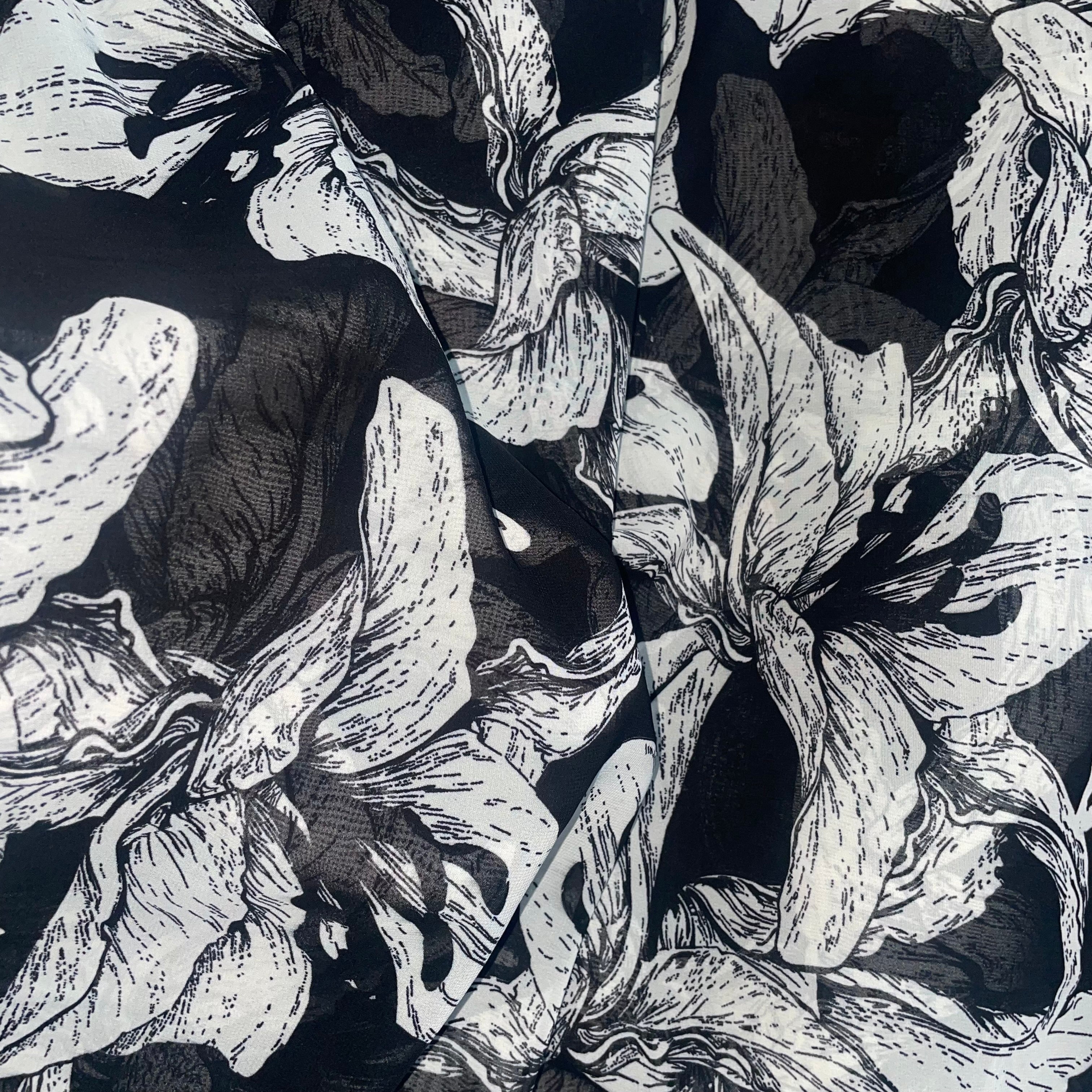 Chiffon Imported Unstitched