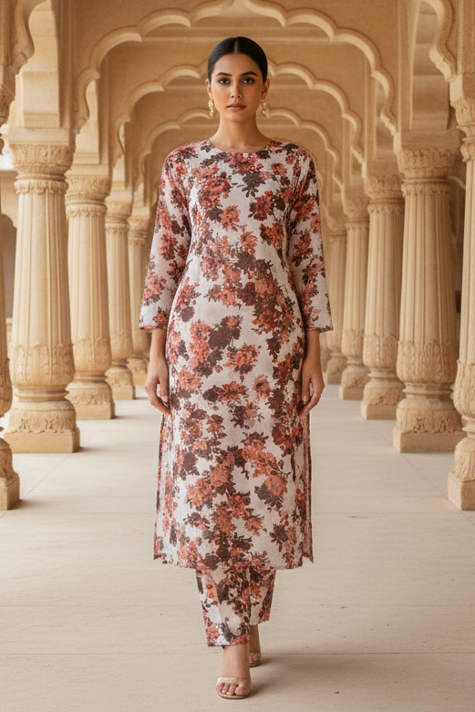 Chiffon Imported Unstitched