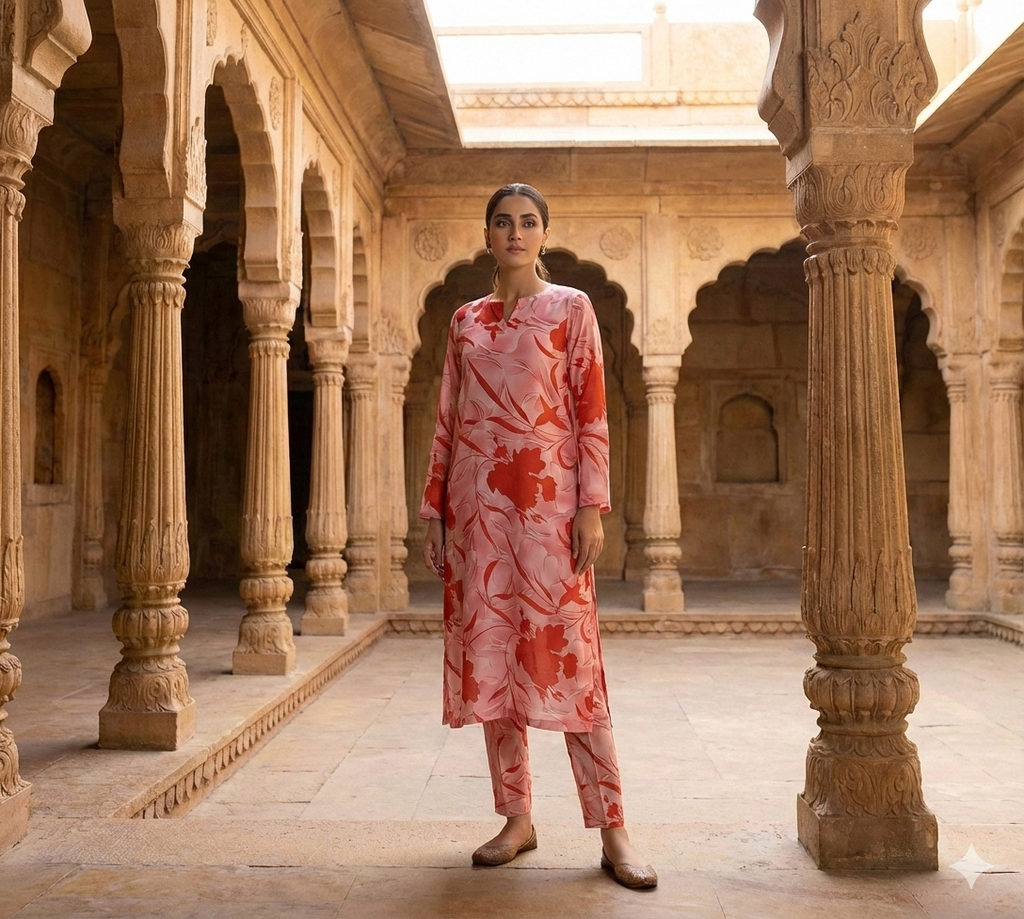 Chiffon Imported Unstitched