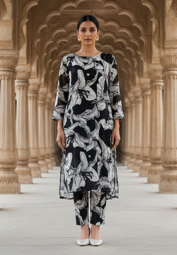 Chiffon Imported Unstitched