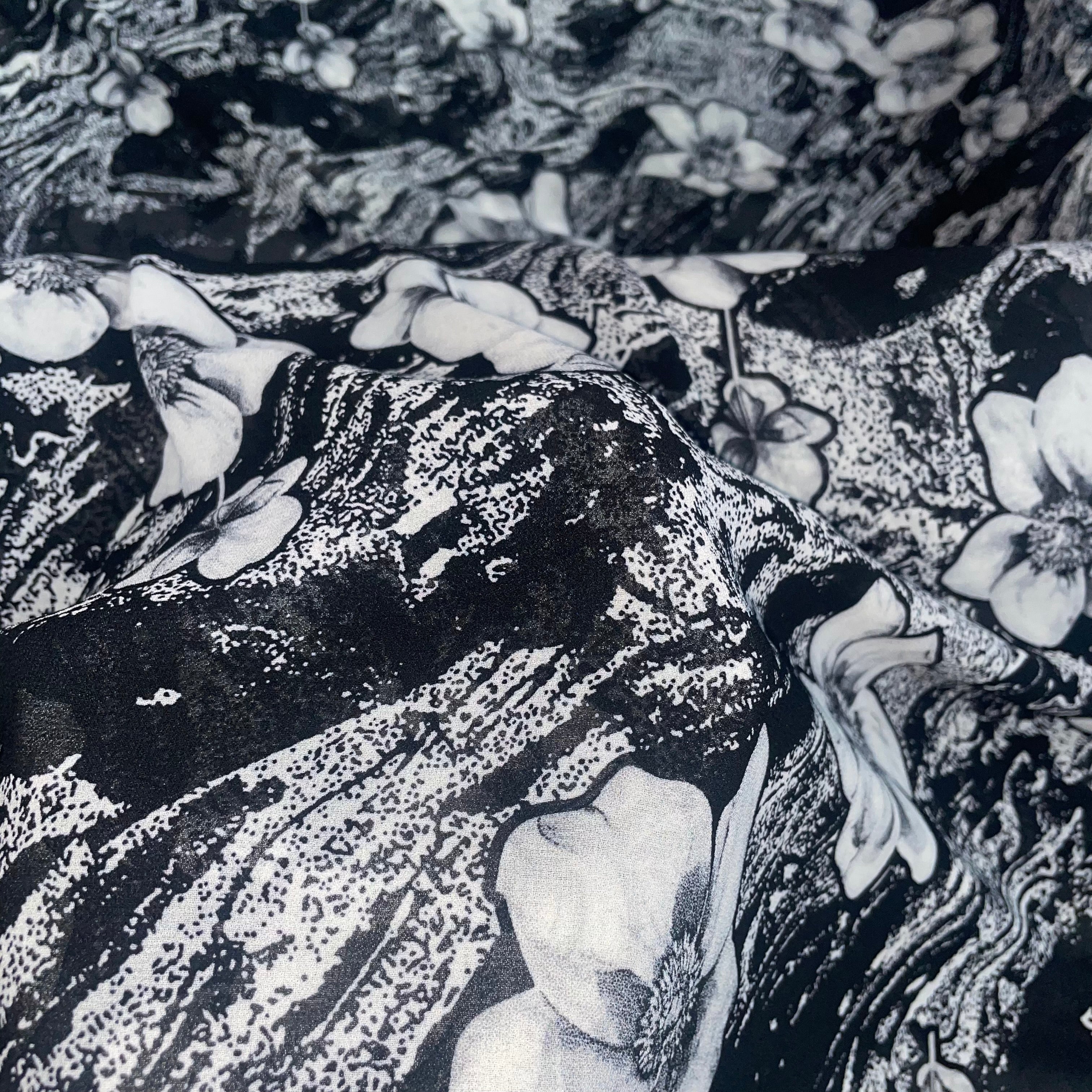 Chiffon Imported Unstitched