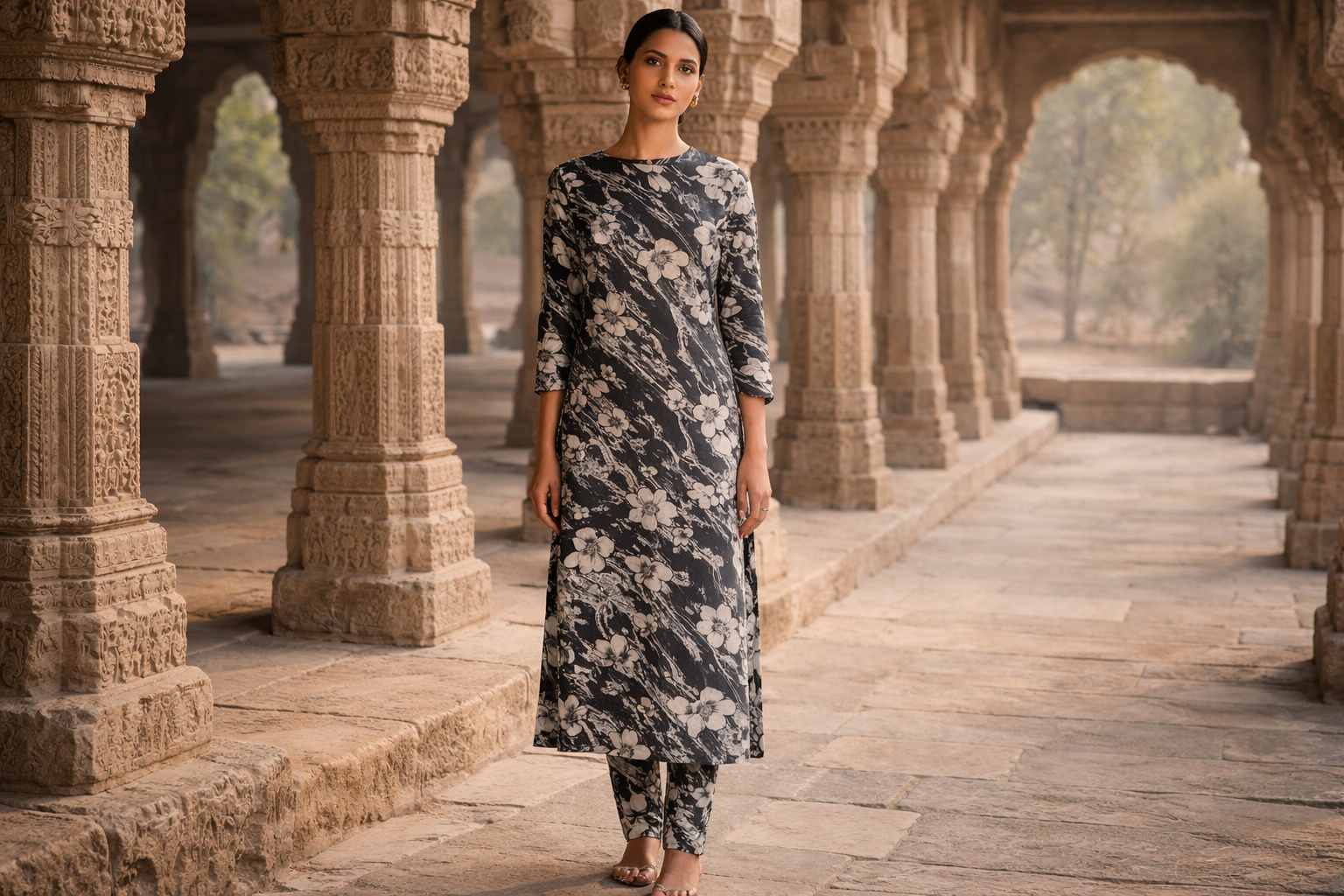 Chiffon Imported Unstitched