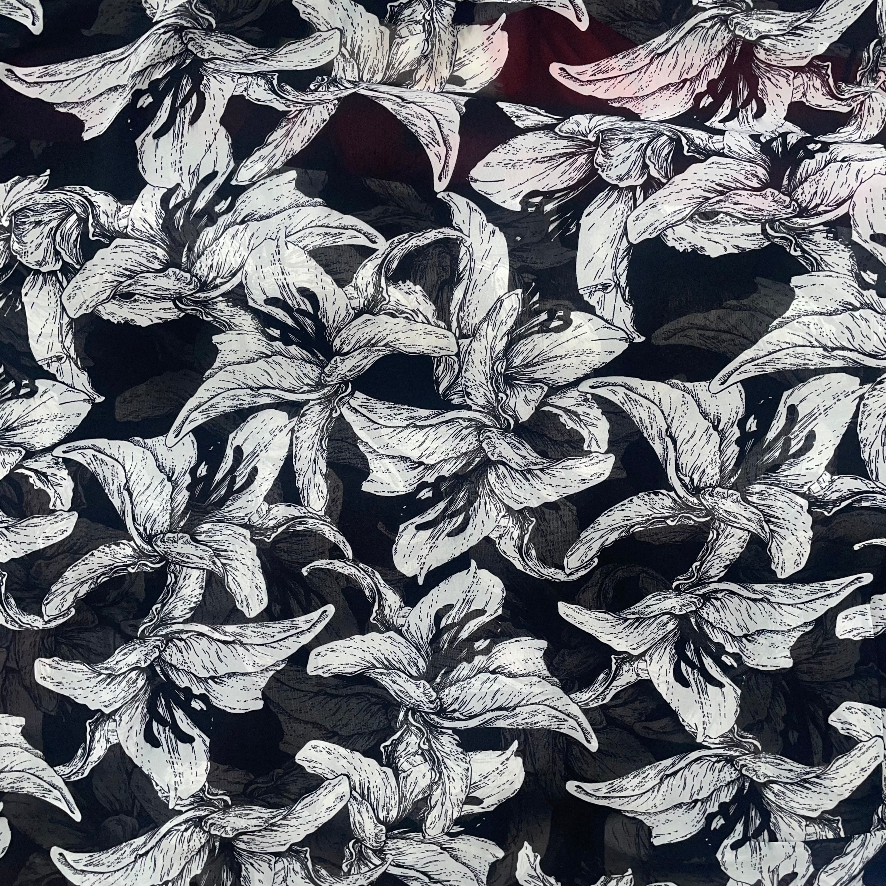 Chiffon Imported Unstitched